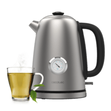 Thermosense 620 Vintage Hervidor de agua de 1,7 litros, cuerpo de acero inoxidable y con 2200 W.