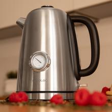Thermosense 620 Vintage Hervidor de agua de 1,7 litros, cuerpo de acero inoxidable y con 2200 W.