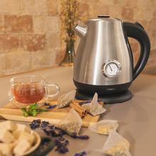 Thermosense 620 Retro Steel Hervidor de agua de 1,7 litros, cuerpo de acero inoxidable y con 2200 W.