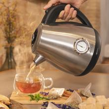Thermosense 620 Retro Steel Hervidor de agua de 1,7 litros, cuerpo de acero inoxidable y con 2200 W.