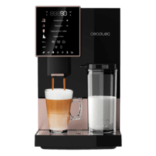 Cremmaet Compactccino Black Rose Cafetera superautomática compacta con 19 bares, tanque de leche y sistema Thermoblock.