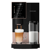 Cremmaet Compactccino Black Rose Caffettiera superautomatica compatta con 19 bar, serbatoio del latte e sistema Thermoblock.