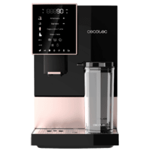 Cremmaet Compactccino Black Rose Kompakter Kaffeevollautomat mit 19 Bar, Milchtank und Thermoblock-System.