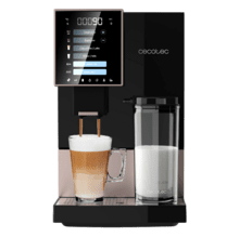 Cremmaet Compactccino Black Rose Kompakter Kaffeevollautomat mit 19 Bar, Milchtank und Thermoblock-System.