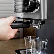 Power espresso Cafetera express para café espresso y cappuccino, con 20 bares y vaporizador orientable.