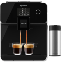 Automatische Kaffeemaschine Power Matic-ccino 8000 Touch Serie Nera. Milchtank, Touchscreen, Cappuccino-Maschine, personalierter Kaffee, ForceAroma-Technologie, 19 bar Druck.