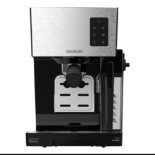 Power Instant-ccino Kaffeevollautomat Express, Milchtank, einstufiger Cappuccino, 20 Bar Druck und Thermoblock-System, Edelstahl