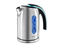 ThermoSense 220 Steel Elektrischer Wasserkocher 1,2 Liter, BPA-frei, 1630 W Leistung, 360º Basis, doppeltes Sicherheitssystem, Edelstahl.