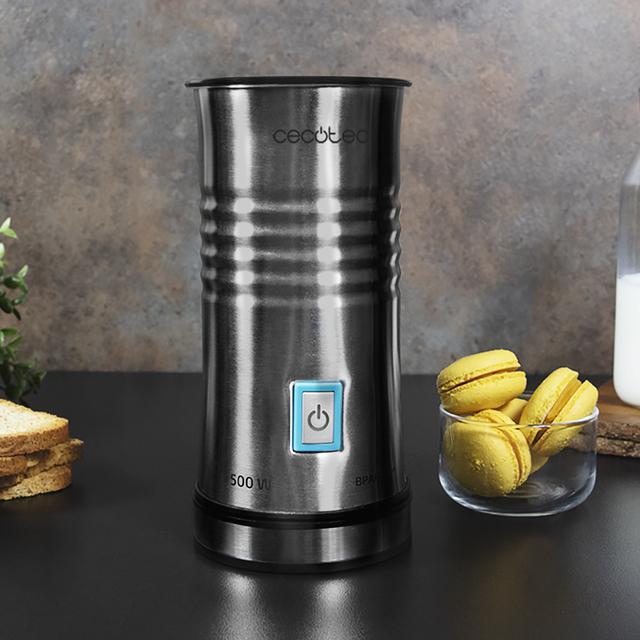 Montalatte Power Latte Spume 4000. 500 W, capacità di 115 ml, senza fili, 3 modalità di funzionamento, tutti i tipi di latte, base 360º antiscivolo