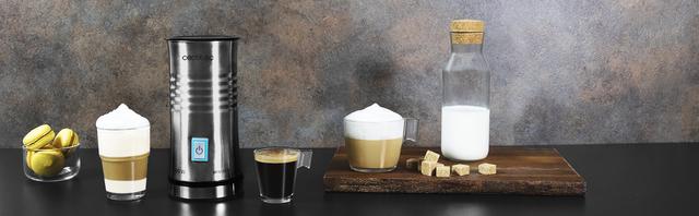 Montalatte Power Latte Spume 4000. 500 W, capacità di 115 ml, senza fili, 3 modalità di funzionamento, tutti i tipi di latte, base 360º antiscivolo