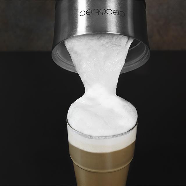 Montalatte Power Latte Spume 4000. 500 W, capacità di 115 ml, senza fili, 3 modalità di funzionamento, tutti i tipi di latte, base 360º antiscivolo