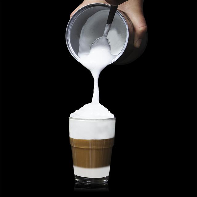 Montalatte Power Latte Spume 4000. 500 W, capacità di 115 ml, senza fili, 3 modalità di funzionamento, tutti i tipi di latte, base 360º antiscivolo
