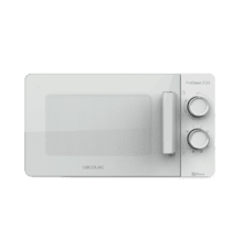 Micro-ondes blanc ProClean 3120. Micro-ondes avec gril et revêtement Ready2Clean pour un meilleur nettoyage. Technologie 3DWave, quantité 20 L. Design élégant, porte FullWhite et détails en métal. 6 niveaux.