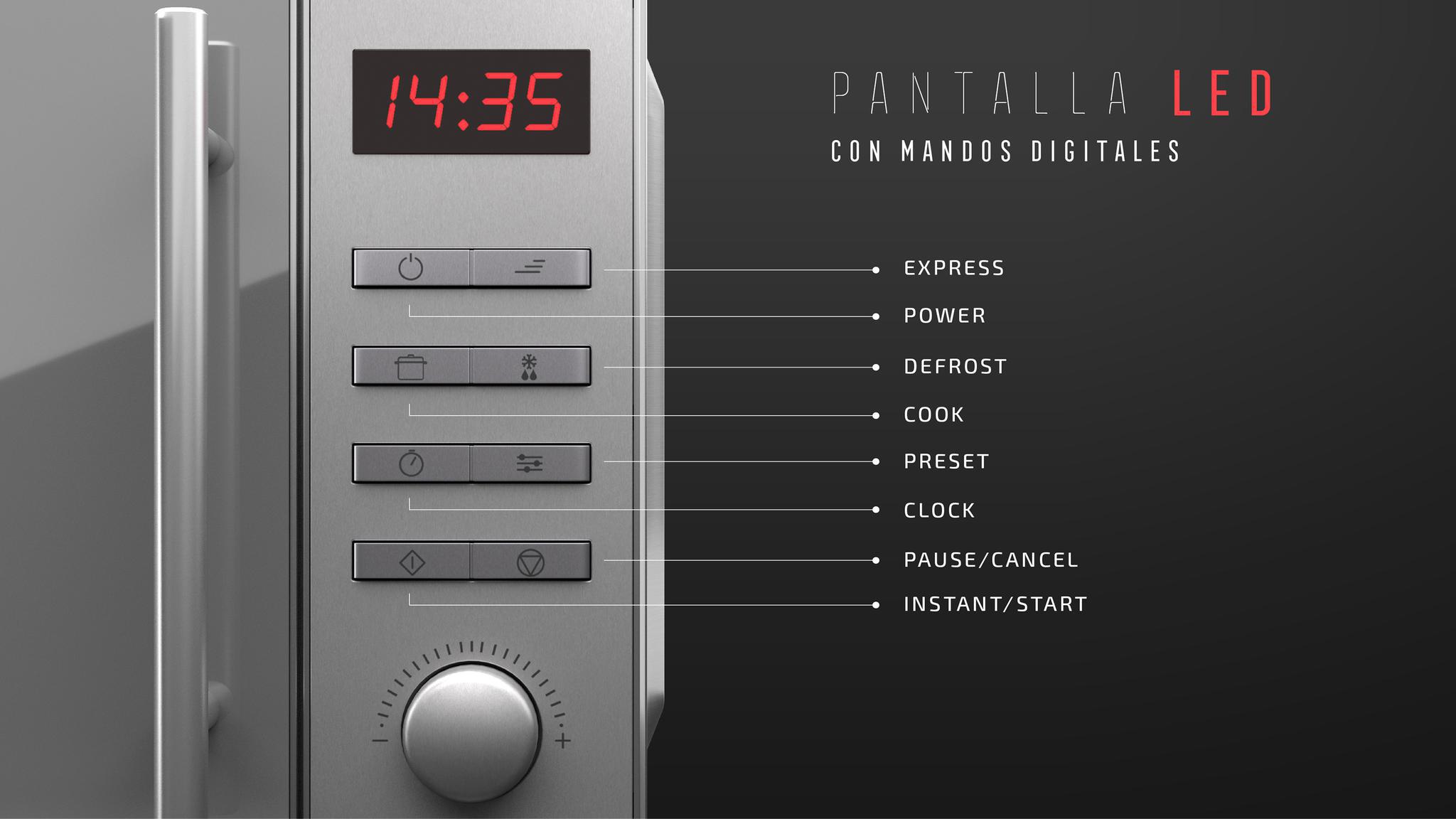 PANTALLA LED Y MANDOS DIGITALES