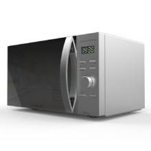 ProClean 6120 FullInox. Microondas con Grill de 23 litros, 1000W, 8 programas, 5 niveles de potencia, temporizador de 60 minutos.