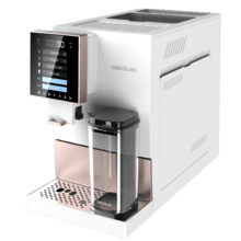 Cremmaet Compactccino White Rose Kompakter Kaffeevollautomat mit 19 Bar, Milchtank und Thermoblock-System.