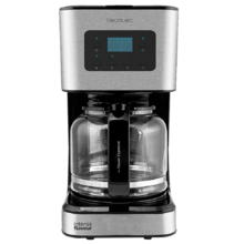 Cafeteira de gotejamento Coffee 66 Smart. 950 W, Programável 24h, Tecnologia ExtemAroma, Função AutoClean, Acabamentos em aço inoxidável, Ecrã LCD, Jarro de vidro de 1,5 L