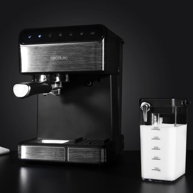 Power Instant-ccino - Macchina da caffè Semiautomatica, pressione: 20 bar, capacità 1,4 L, 6 funzioni, riscaldamento mediante Thermoblock, controllo touch, serbatoio latte, 1350 W