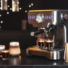 Power Espresso 20 Barista Pro Espressomaschine Thermoblock für Kaffee- und Milchaufschäumung, 20 bar, PressurePro Manometer, Auto-Modus für 1 und 2 Kaffees, Dampfgarer steuerbar, 2900W