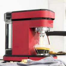 Cafelizzia 790 Shiny. Máquina de café  para Espressos e Cappuccino, 1350 W, Sistema Thermoblock, 20 Bares, Modo Auto para 1-2 Cafés, Vaporizador Orientável, 1,2 l, Vermelho