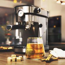 Machine à café Express Cafelizzia 790 Steel Pro. Acier inoxydable, système par Thermoblock, 20 bars, Mode Auto pour 1 ou 2 café(s), buse vapeur orientable et conduit d’eau pour infusions