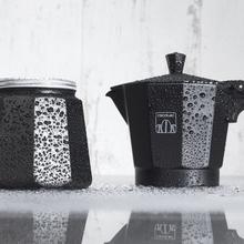 MokClassic 300 Black. Cafetera Italiana Fabricada en Aluminio Fundido, Apta para Diferentes Tipos de cocinas, para 3 Tazas de café