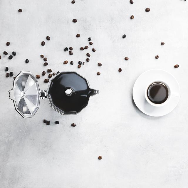 MokClassic 600 Black. cafetera Italiana Fabricada en Aluminio Fundido Hacer café con el Mejor Cuerpo y Aroma, para 6 Tazas de café