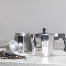 Italienische Kaffeemaschine Mokclassic aus Aluminiumguss für Kaffee mit dem besten Körper und Aroma (Mokclassic 300, Shiny)