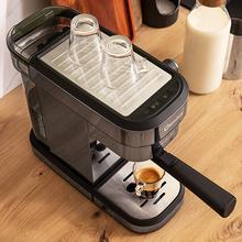 Cafelizzia 890 Gray Cafetera express para espressos y cappuccino, dispone de sistema de rápido calentamiento por thermoblock, 20 bares, Modo Auto para 1 y 2 cafés, vaporizador orientable y conducto de agua para infusiones.