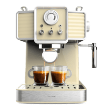 Power Espresso 20 Tradizionale Light Yellow Cafetera espresso con 20 bares y thermoblock