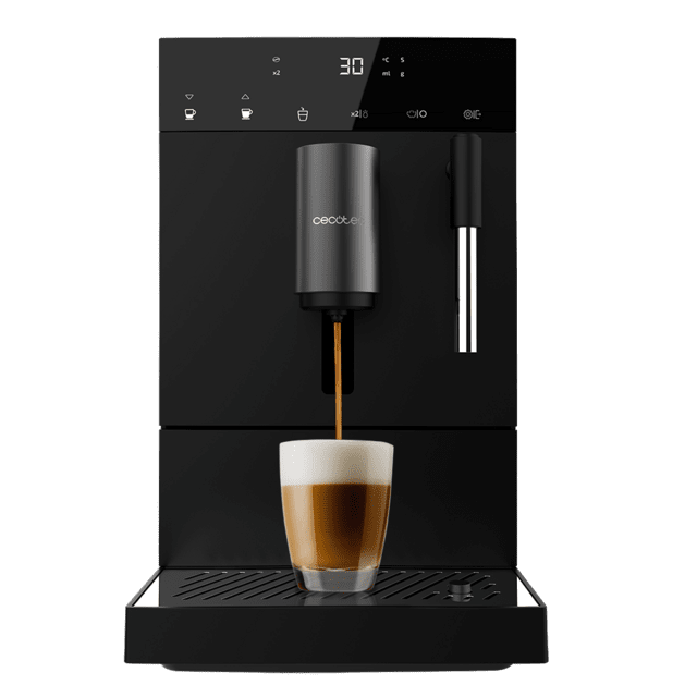 Cremmaet Compact Steam Kompakter Kaffeevollautomat mit 19 Riegeln, Thermoblock-System und Dampfgarer.