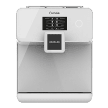 Power Matic-ccino 8000 Touch Serie Bianca S Máquina de café superautomática que mói o café com depósito de leite. Ecrã tátil interativo. Prepara cappuccino só com pressionar um botão. Café totalmente personalizável. Tecnologia ForceAroma de 19 bares de pressão.