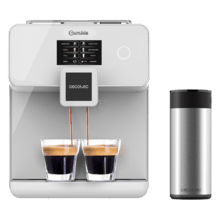 Macchina da caffè super automatica con macinino e serbatoio per il latte. Power Matic-ccino 8000 Touch Serie Bianca S