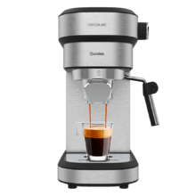 Cecotec Caffettiera Express Cafelizzia 890 Dark Espressi e Cappuccino, 1350  W, Sistema Thermoblock, 20 bar, Modalità Auto per 1-2 Caffè, Vaporizzatore  Orientabile, Capacità 1,2 L, 01625 : : Casa e cucina