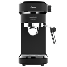 Máquina de café Espresso Cafelizzia 790 Black para espressos e Cappuccino. Sistema rápido de aquecimento, 20 Bares, modo Auto para 1 e 2 cafés, vapor dirigível, depósito de 1,2 litros.