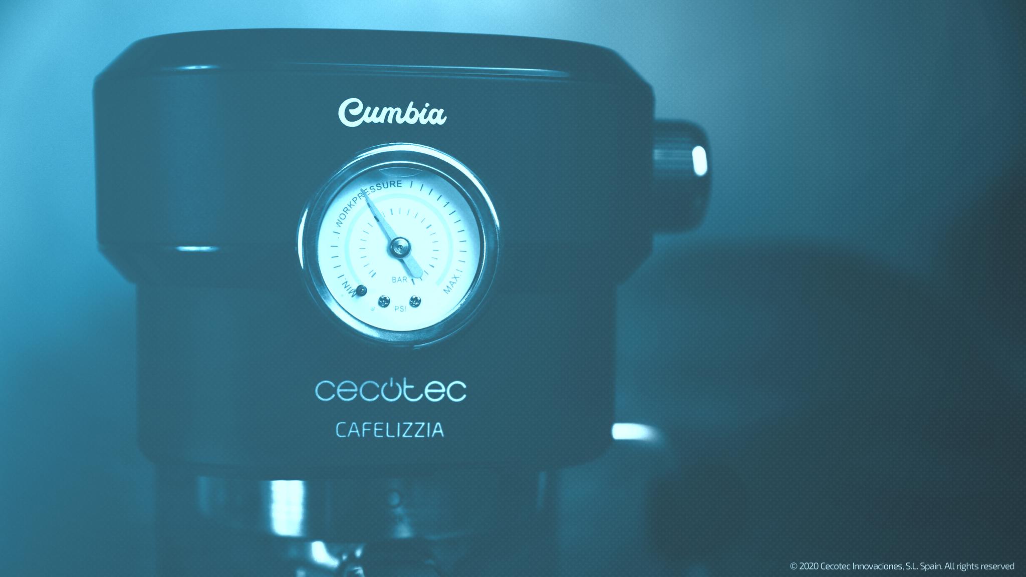 Cecotec Cafelizzia 790 Black Pro Cafetera Espresso con Manómetro
