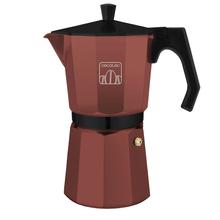 Cafeteira italiana Cumbia Mokclassic 300 Garnet em alumínio com capacidade para 3 xícaras de café na cor granada, adequada para diversos tipos de cozinha e fácil de limpar.