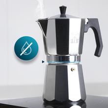 Cafeteira italiana MokClassic 900 Shiny. Feito de alumínio fundido, adequado para todos os tipos de cozinhas, para 9 chávenas de café