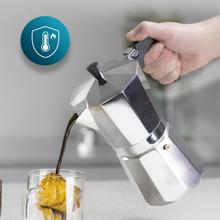 Cafeteira italiana MokClassic 900 Shiny. Feito de alumínio fundido, adequado para todos os tipos de cozinhas, para 9 chávenas de café