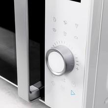 GrandHeat 2500 Flatbed Touch White. Microondas sin Plato Digital de 800 W, Capacidad 25 L, Panel de Control Táctil, 8 Funciones Preconfiguradas, Temporizador, Bloqueo de Seguridad