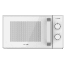 Microonde da 20 litri Grandheat 3020. 700 W, 6 livelli di potenza, rivestimento Anti-Dirt iTech e Tecnologia 3DWave, modalità scongelamento, timer, bianco