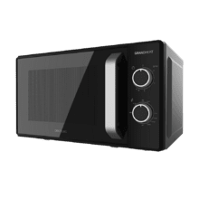 Grandheat 3150. Microondas con Grill de 20 Litros con 700 W y 1000 W Grill, 6 Niveles, Revestimiento Anti-Dirt iTech y Tecnología 3DWave, Modo Descongelación, Temporizador, Negro