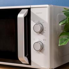 Cecotec Microwave Grandheat 4110 mit 23 l Inhalt, Grill, 700 W Leistung, 3D-Wave-Technologie und elegantem Design mit Full Crystal-Tür.