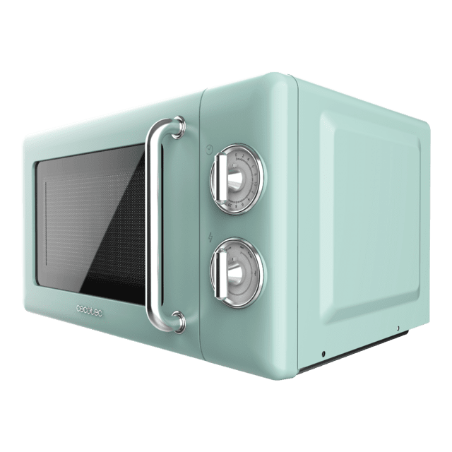 ProClean 3010 Retro Green Micro-ondas digital com grill de 20 l e 700 W.