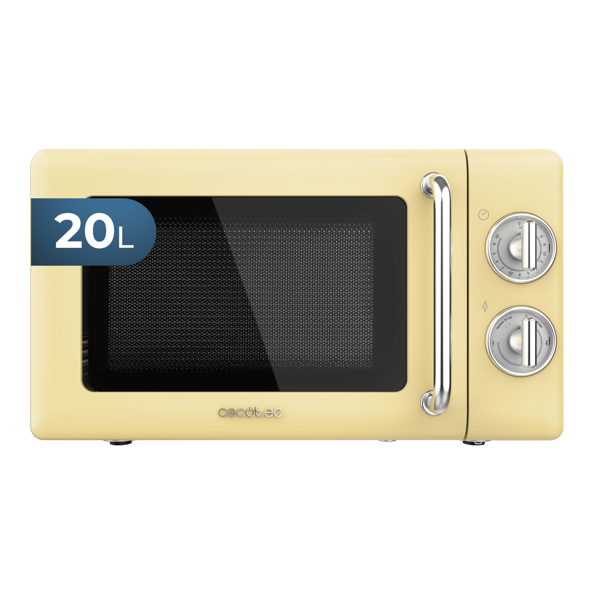 ProClean 3010 Retro Yellow ProClean 3010 Retro Yellow Micro-ondas mecânico de 20 l e 700 W.
