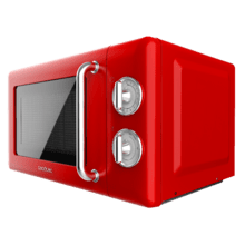 ProClean 3010 Retro Red Microondas mecánico de 20 L y 700 W.