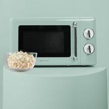 ProClean 3110 Retro Green Micro-onde mécanique avec grill de 20 L et 700 W.