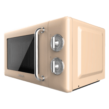 ProClean 3110 Retro Beige Micro-onde mécanique avec grill de 20 L et 700 W.