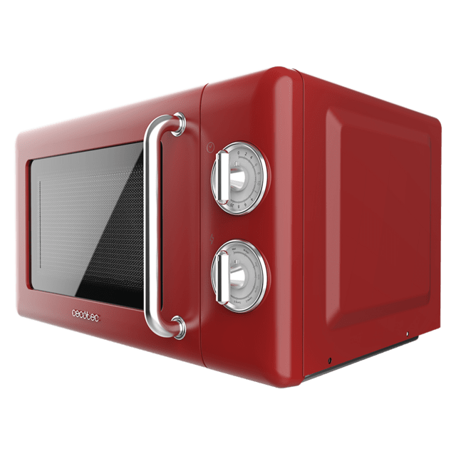 ProClean 3110 Retro Red Microonde meccanico con grill da 20 L e 700 W.