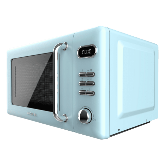 ProClean 5110 Retro Blue Micro-ondas digital com grill de 20 l e 700 W.